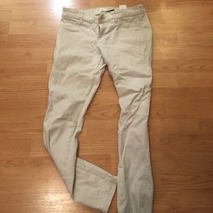 Light beige Abercrombie Skinny jeans